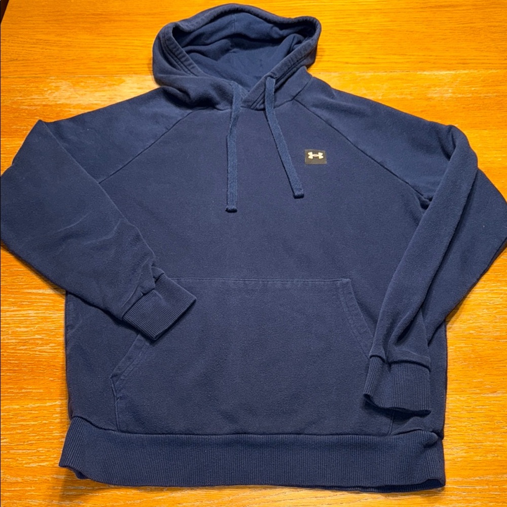Under Armour Blue Fleece Hoodie Sweatshirt